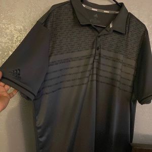 men’s grey adidas polo